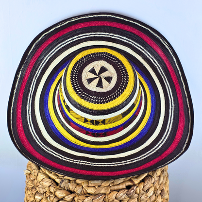 Traditional Colombian Palm Hat — Large