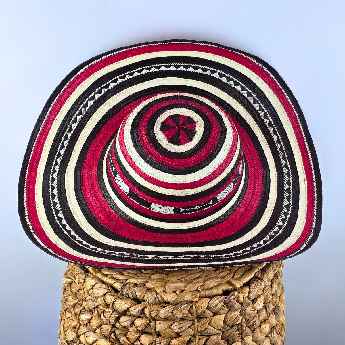 Traditional Colombian Palm Hat — Large