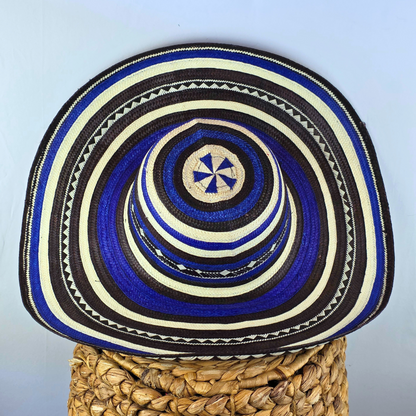 Traditional Colombian Palm Hat — Large