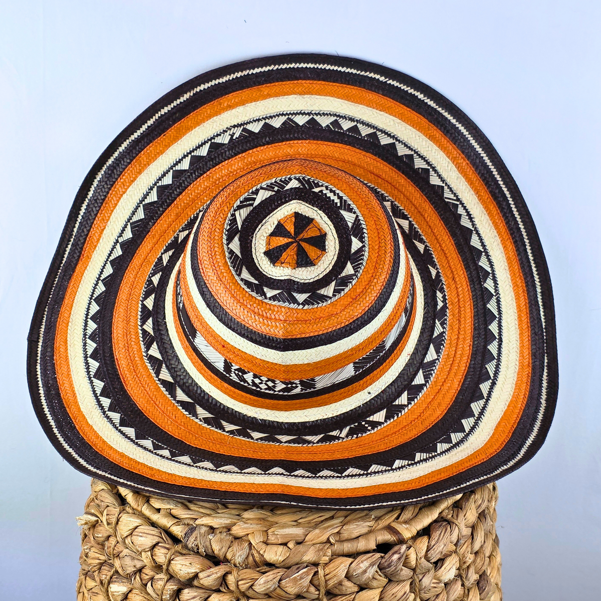 Traditional Colombian Palm Hat — Large