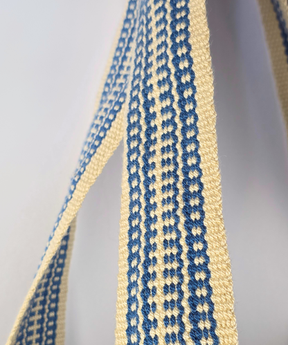 Handmade Wayuu Blue Beach Bag